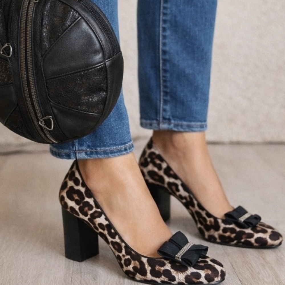 Michael Kors | Leopard Print Cow Leather Heels